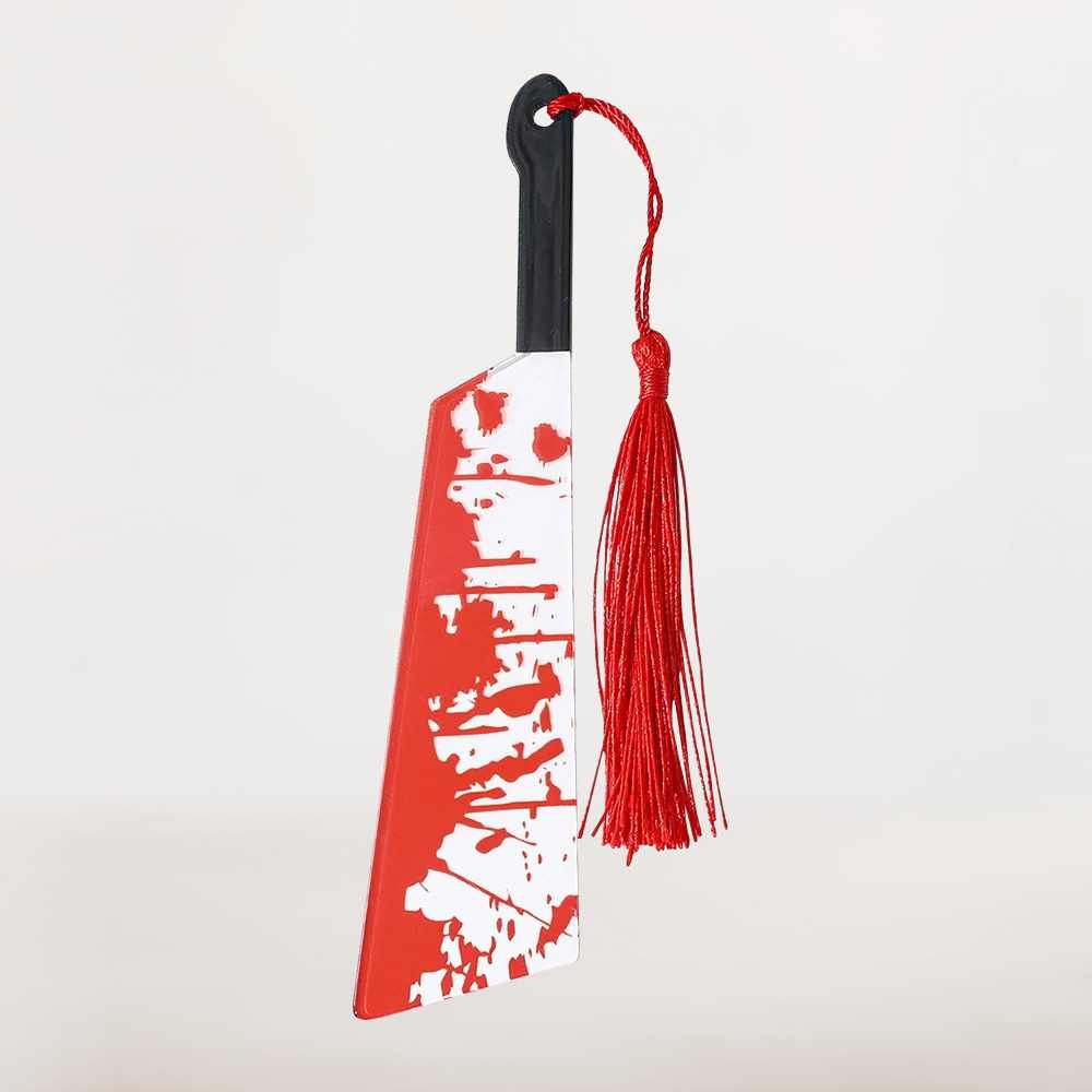 Marque Page Halloween Sanglant | Couperet Rouge & Frissons Littéraires