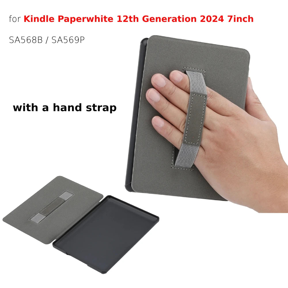 Etui Kindle Paperwhite 2024 | Mandala Bleu et Harmonie Florale