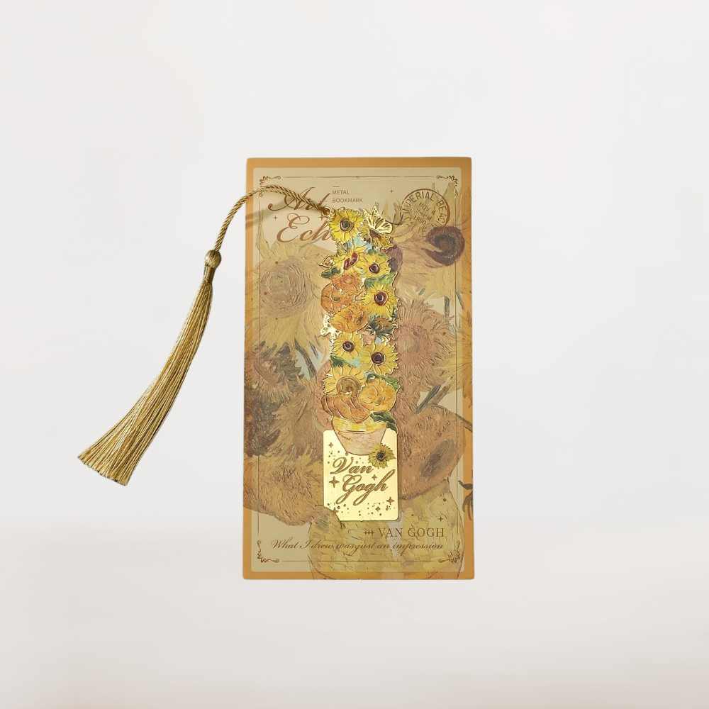 Marque Page Métal Tournesol | Bouquet De Tournesols De Van Gogh