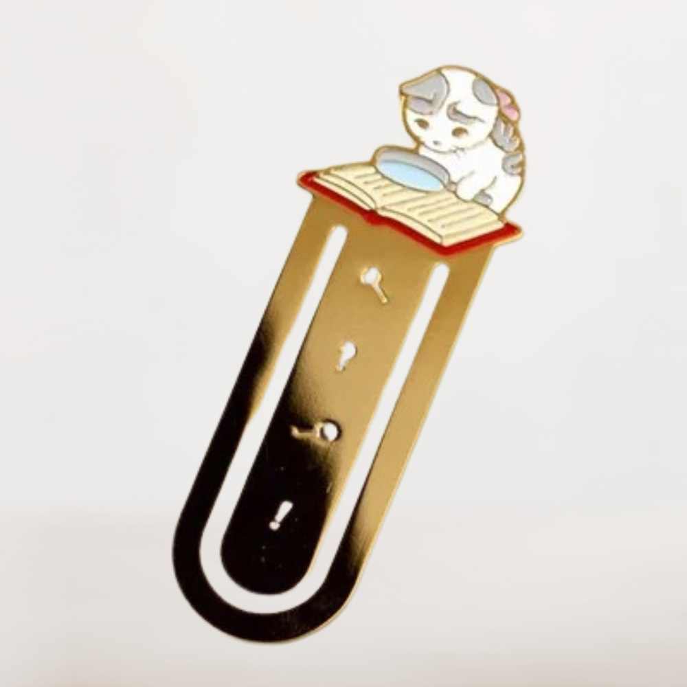 Marque Page Chat Curieux – Accessoire de Lecture Original