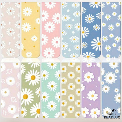 Lot de marque page magnétique avec des  marguerites