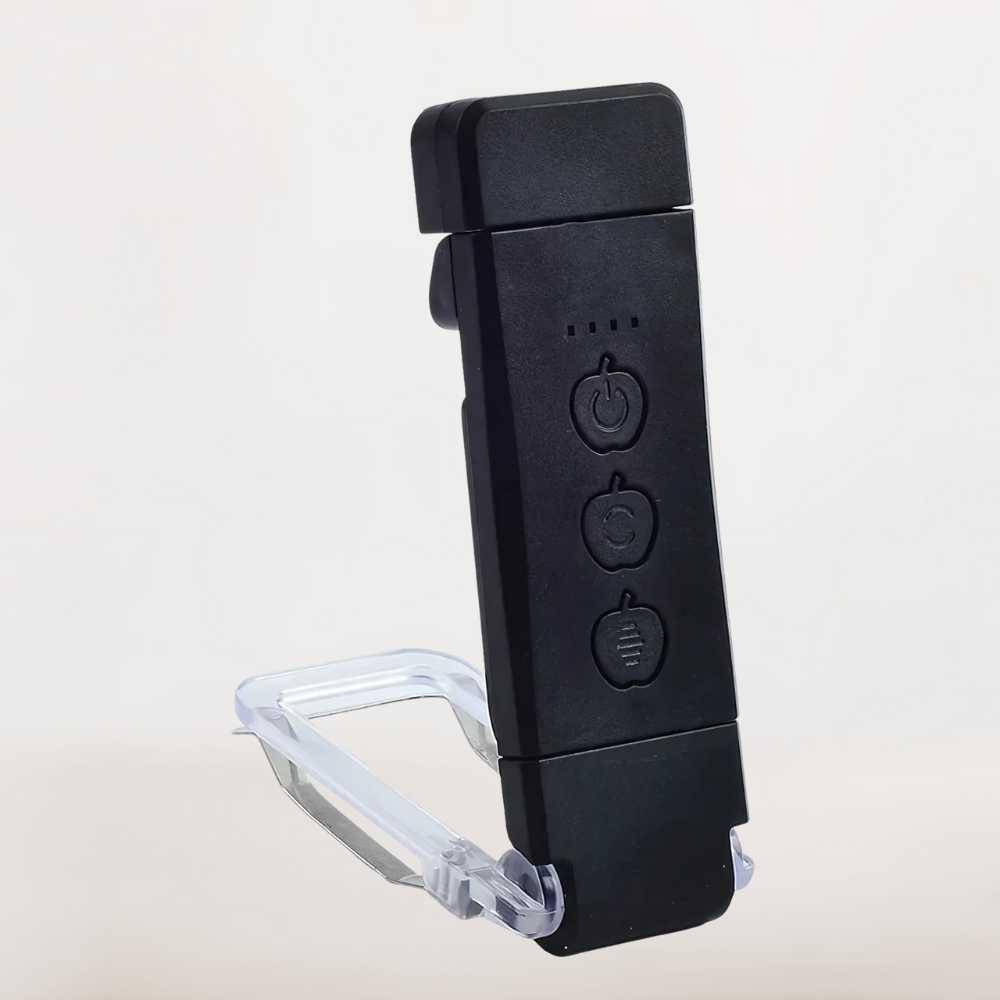 Lampe De Lecture Pince Noire | Contrôle Précis Avec 3 Boutons