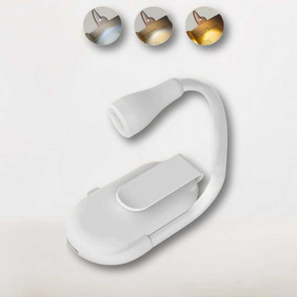 Lampe de Lecture Sans Fil | Élégance Blanche et Lumière Réglable