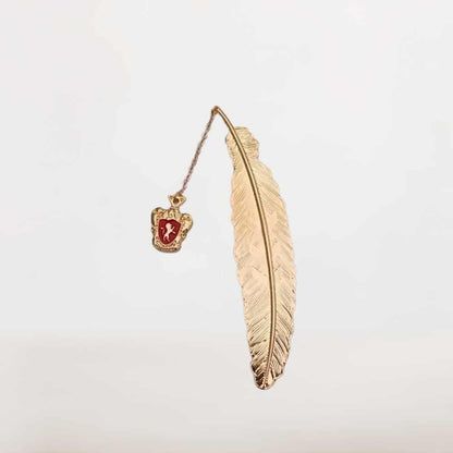 Marque Page Blason | Plume Dorée et Blason Magique