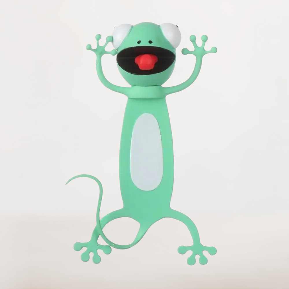 Marque page Kawaii | Gecko Tropical et Lecture Rigolote