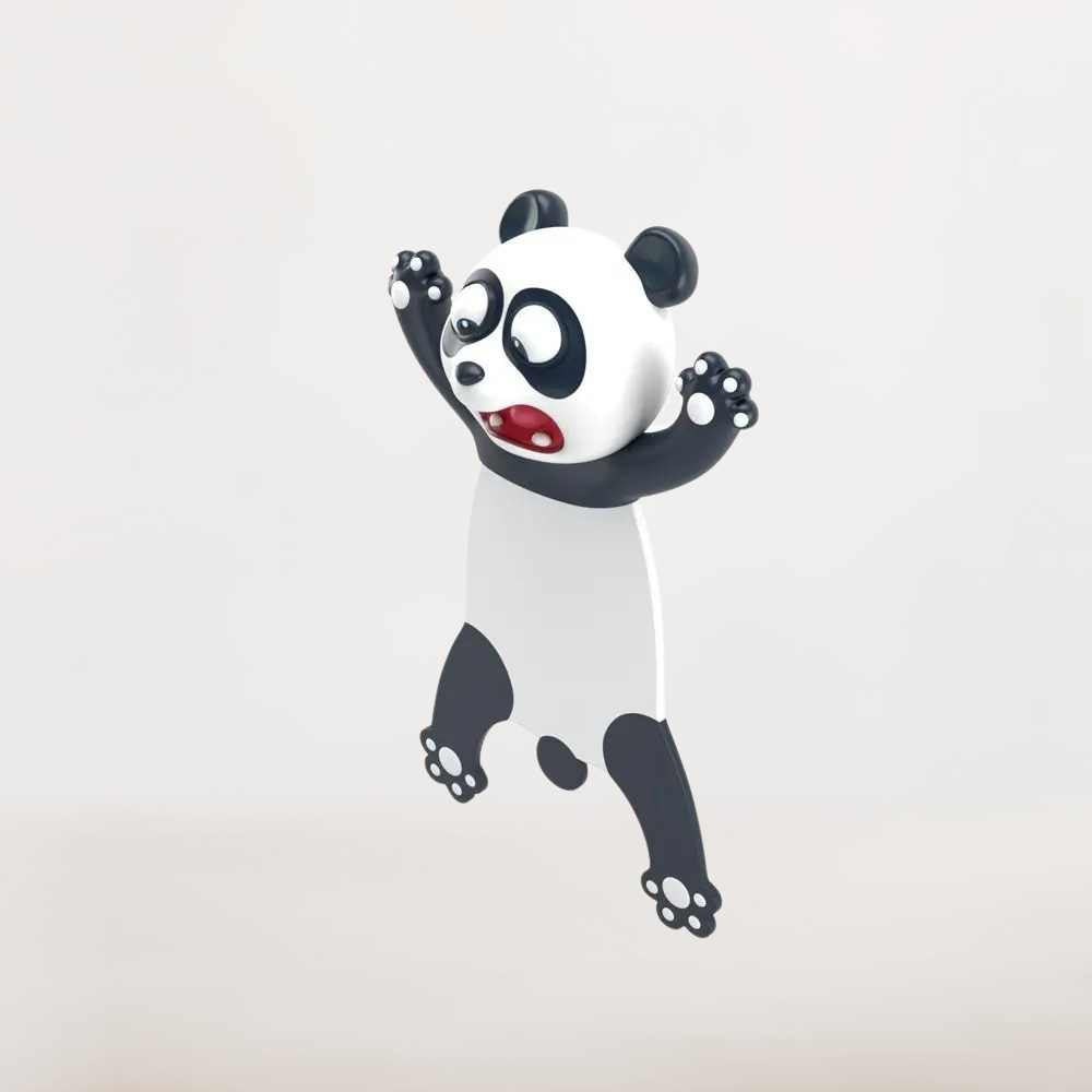 Marque page Kawaii | Panda Surpris et Lecture Tendre