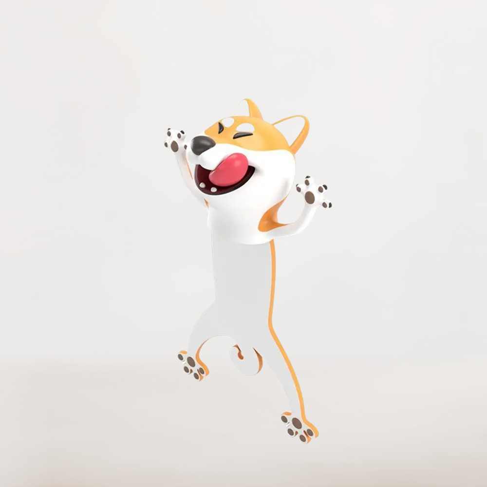 Marque page Kawaii | Shiba Inu Joyeux et Lecture Canine