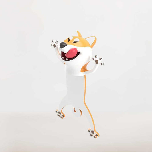 Marque page Kawaii | Shiba Inu Joyeux et Lecture Canine