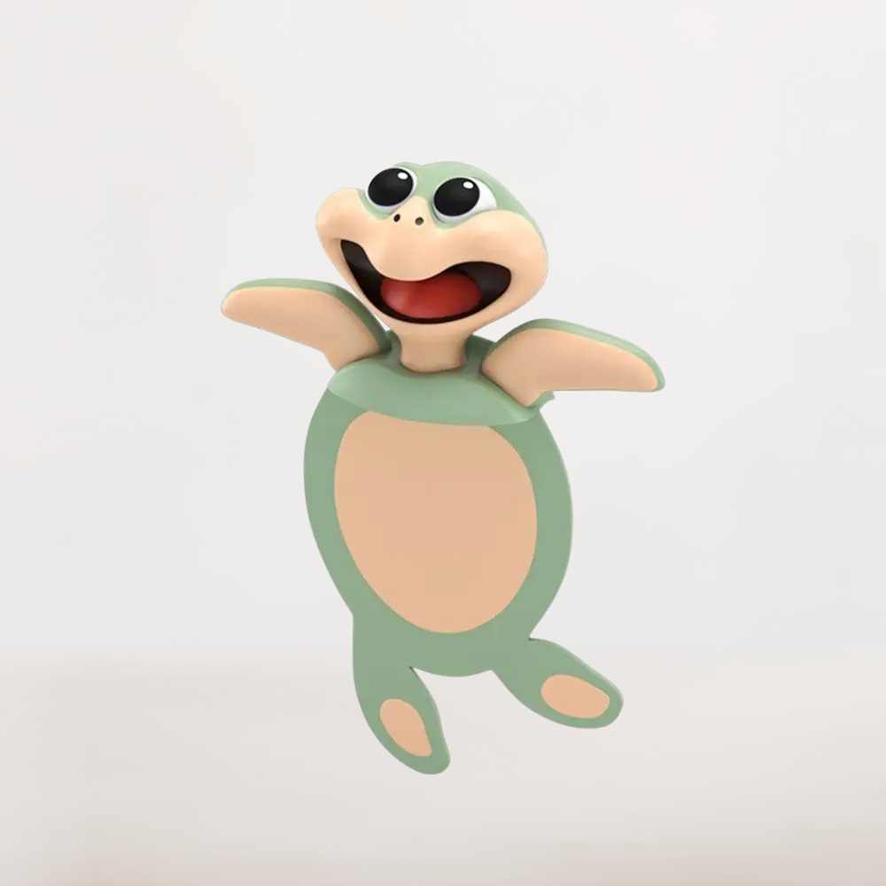 Marque page Kawaii | Tortue Joyeuse et Lecture Mignonne