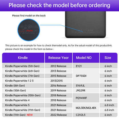 Etui Kindle Paperwhite 11e Génération | Élégance et Maintien