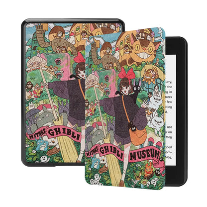Etui Kindle Paperwhite 2024 | Univers Ghibli Fantaisie Illustrée