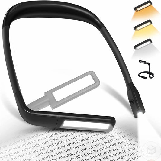 Lampe de Lecture Livre | Éclairage Large et Pliable