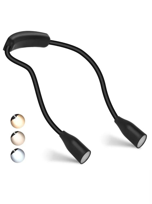 Glocusent Lampe de Lecture | Lumière Ambrée Anti-Lumière Bleue