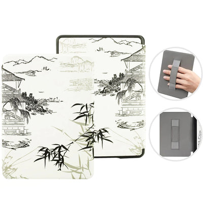 Etui Kindle Paperwhite 2024 | Paysage Asiatique à l’Encre et Sérénité