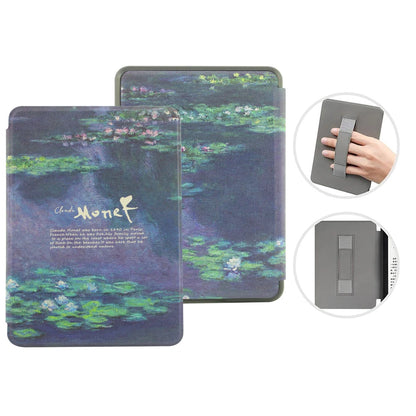 Etui Kindle Paperwhite 2024 | Nymphéas de Monet et Harmonie Bleutée
