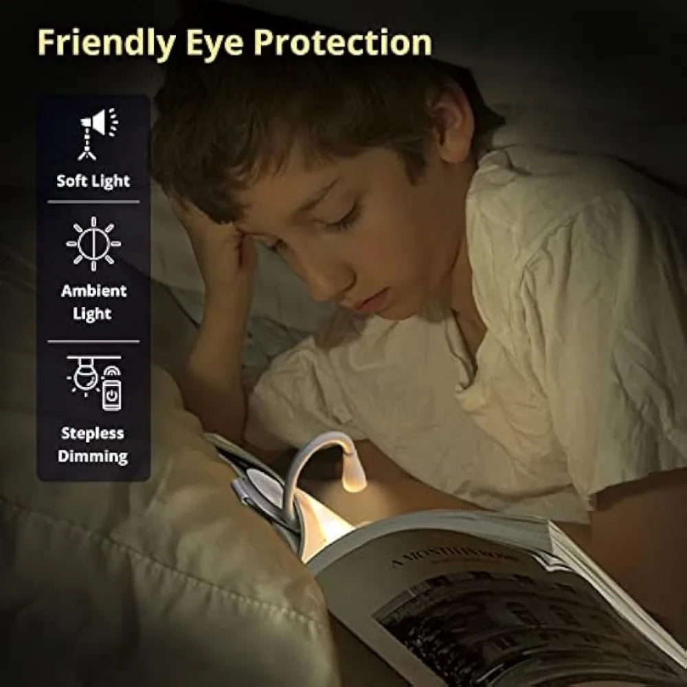 Lampe de Lecture Sans Fil | Élégance Blanche et Lumière Réglable