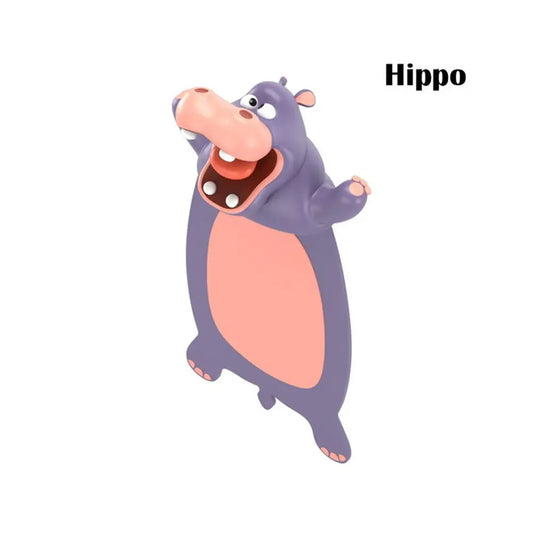 Marque page Kawaii | Hippopotame Drôle et Lecture Fun