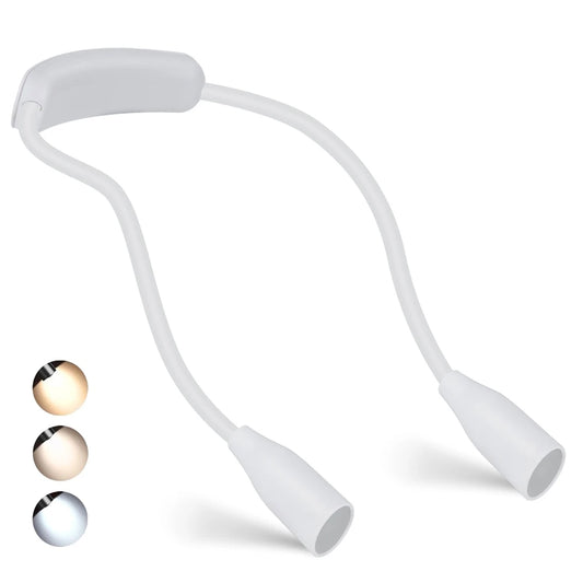 Lampe LED de Lecture | Modèle Blanc à Lumière Apaisante