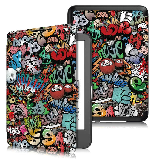 Etui Kindle 11eme Generation | Graffiti Coloré et Style Urbain