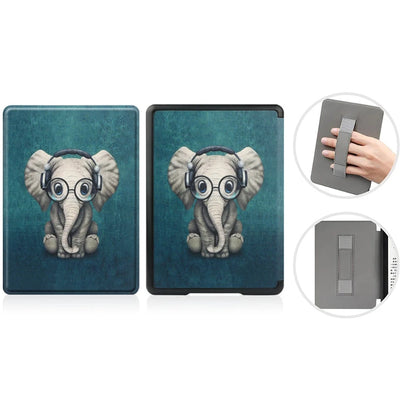 Etui Kindle Paperwhite 2024 | Éléphant Stylé et Lecture Détente