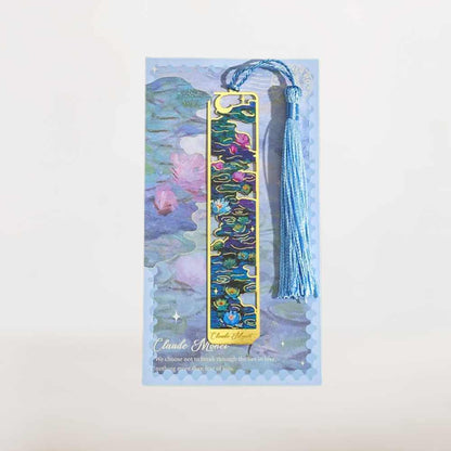 Marque page métal | Nénuphars Dorés Inspirés De Monet