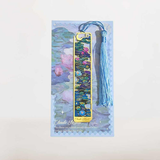 Marque page métal | Nénuphars Dorés Inspirés De Monet