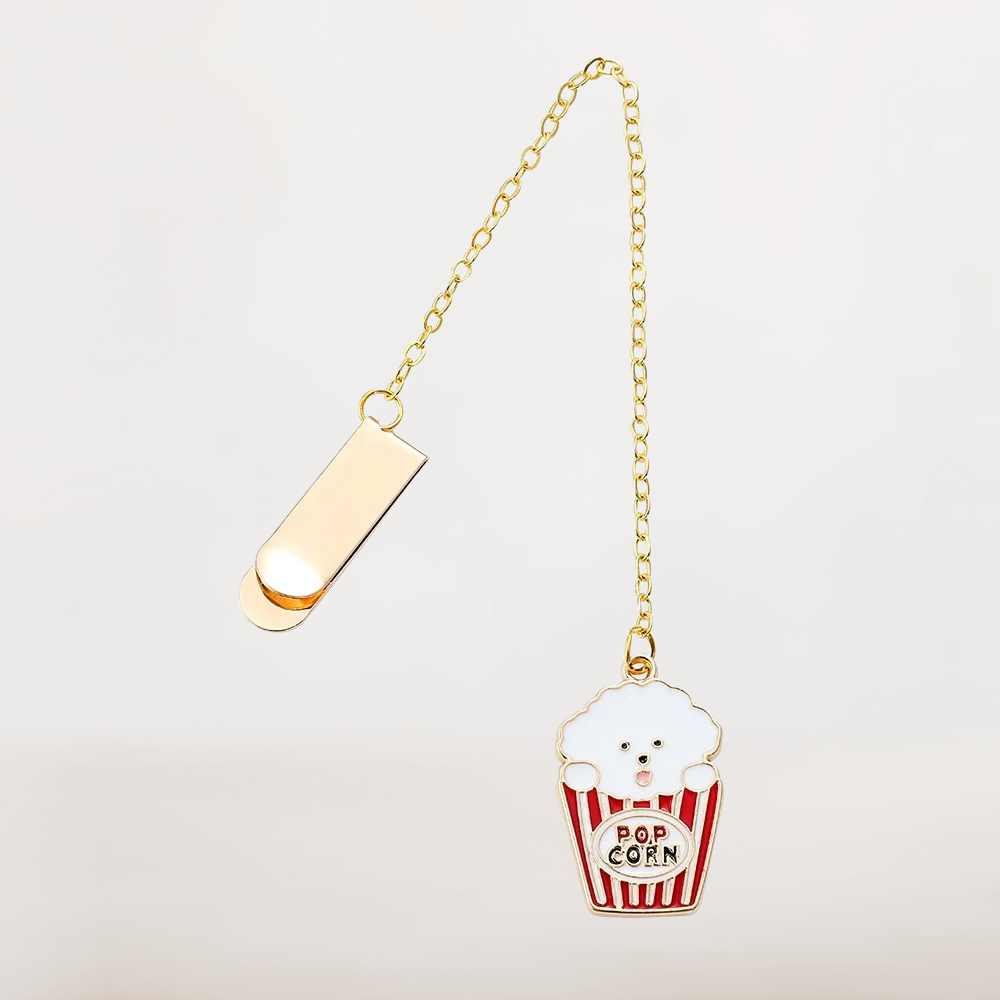 Bijou Marque Page Popcorn | Lecture Gourmande et Souriante