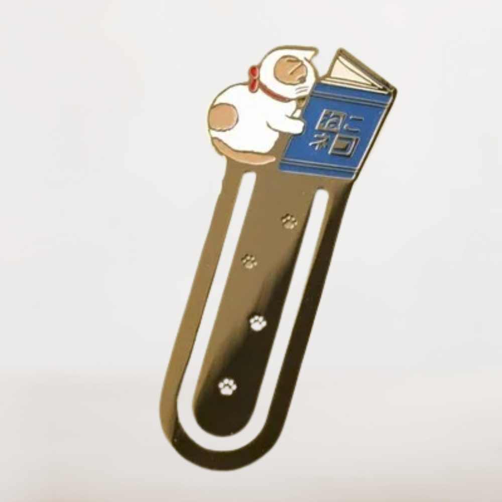 Marque Page Chat Zen Japonais – Pause Lecture et Élégance Orientale