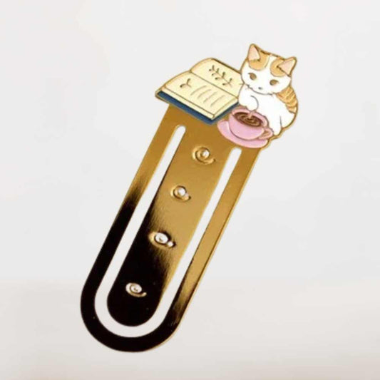 Marque Page Chat Gourmand – Lecture Cosy et Compagnon Mignon