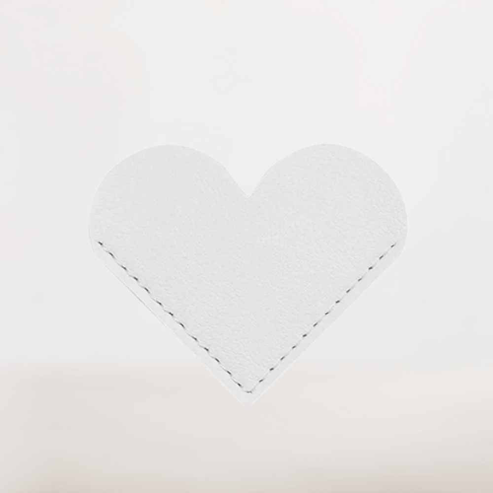 Marque Page Cœur Blanc | Douceur et Pureté