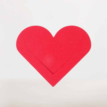 Marque-Page en Cuir Rouge Cœur | Charme vibrant et passionné