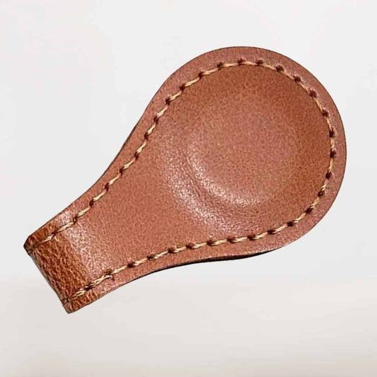 Marque-Page en Cuir Marron | Élégance Classique et Intemporelle
