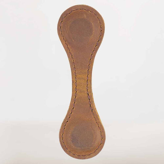 Marque Page En Cuir Marron Vintage | Authentique Et Distingué