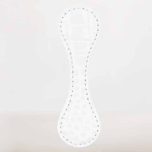 Marque-Page en Cuir Blanc Croco | Élégance et Modernité Texturée