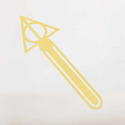 Marque Page Sorcier | Relique Dorée Des Trois Mystères