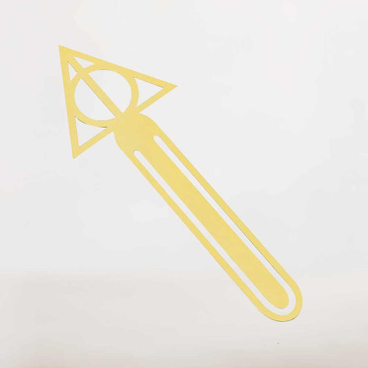 Marque Page Sorcier | Relique Dorée Des Trois Mystères